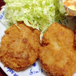 蓮根入り☆サクサク食感メンチカツ【今日の献立】